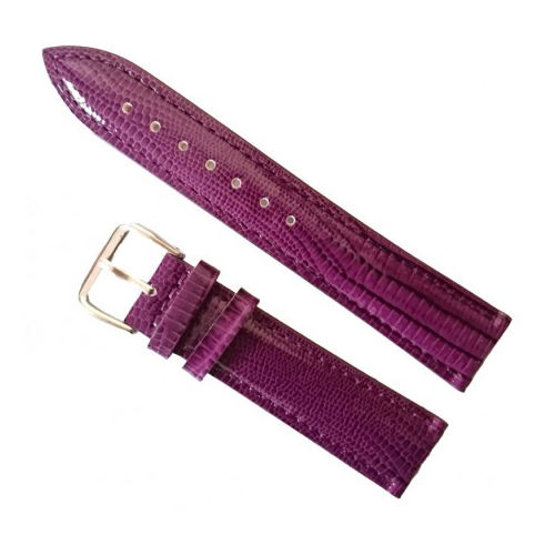 Curea ceas piele culoare violet masuri 12 - 24 mm